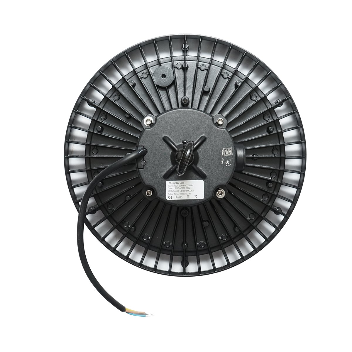 Lampa industriala LED High-Bay 150W, 220V, 6000K, 22500LM pentru hale, depozite 330x140mm Breckner Germany